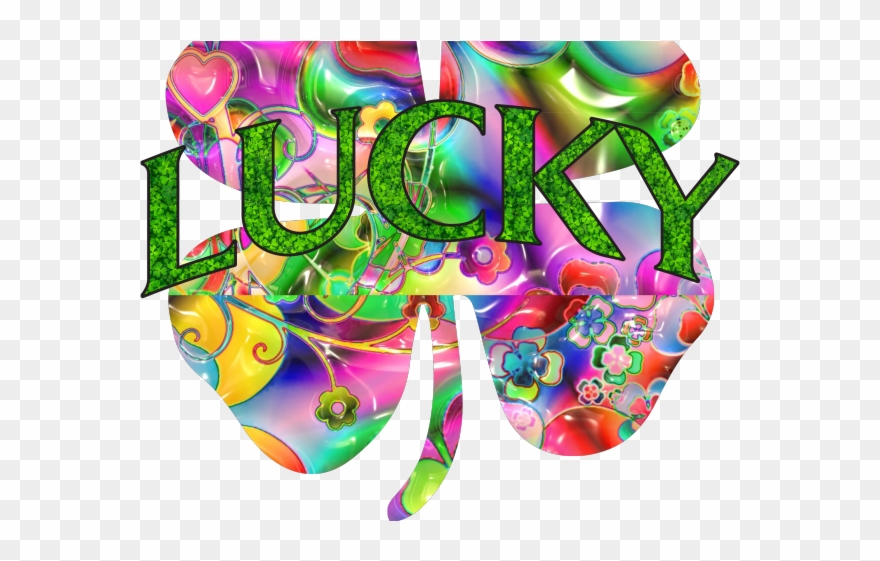 Clover Clipart Psychedelic - Graphic Design - Png Download