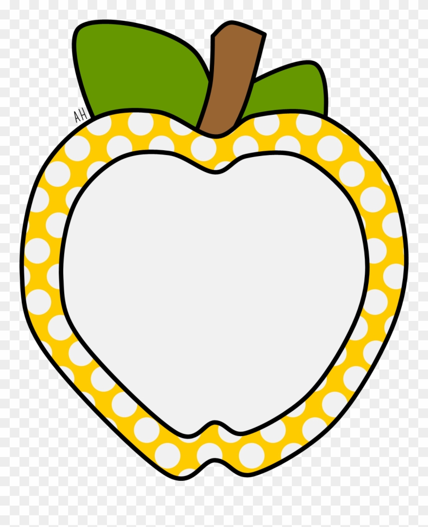 Prasekolah Sk Pulapah - Cute Apple Border Clipart - Png Download