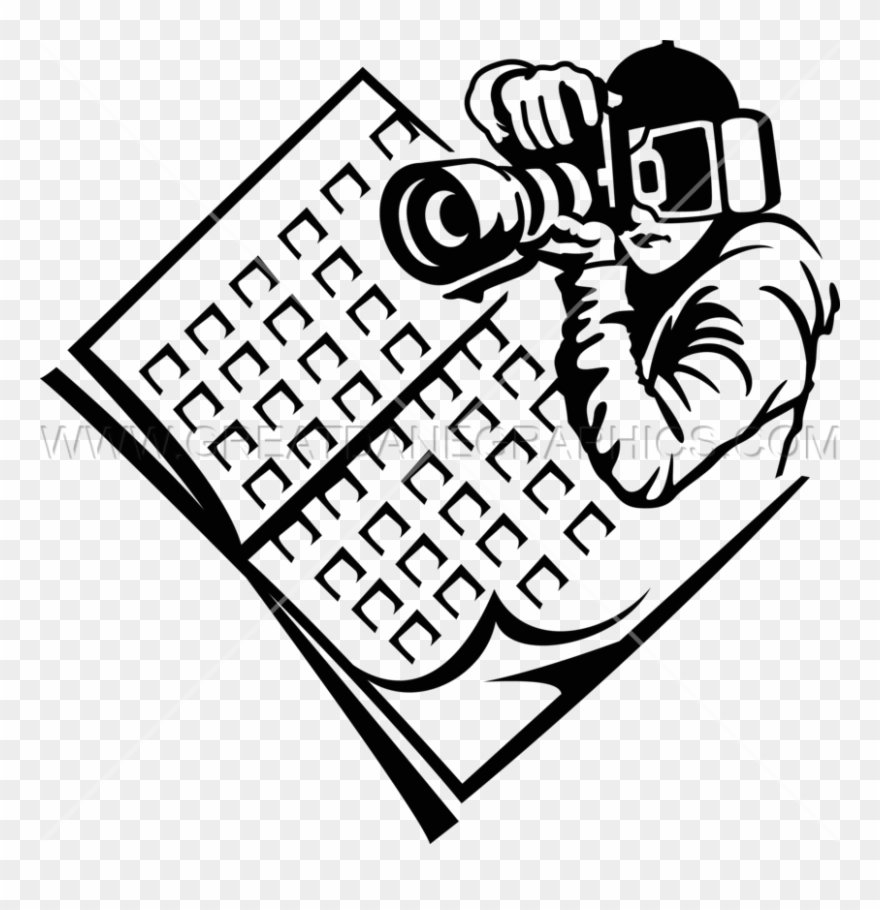 Yearbook Clipart Black And White Png Transparent Png