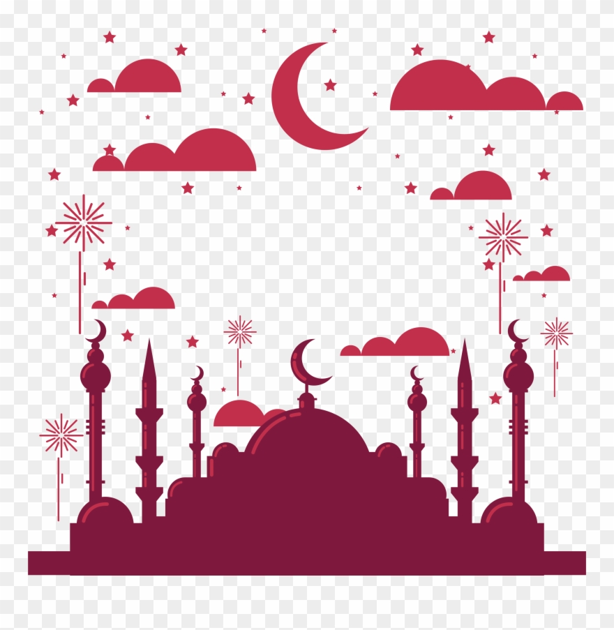 Surabaya Church Islamic Year Festivals Red Wine Clipart - Islamic New Year Art - Png Download