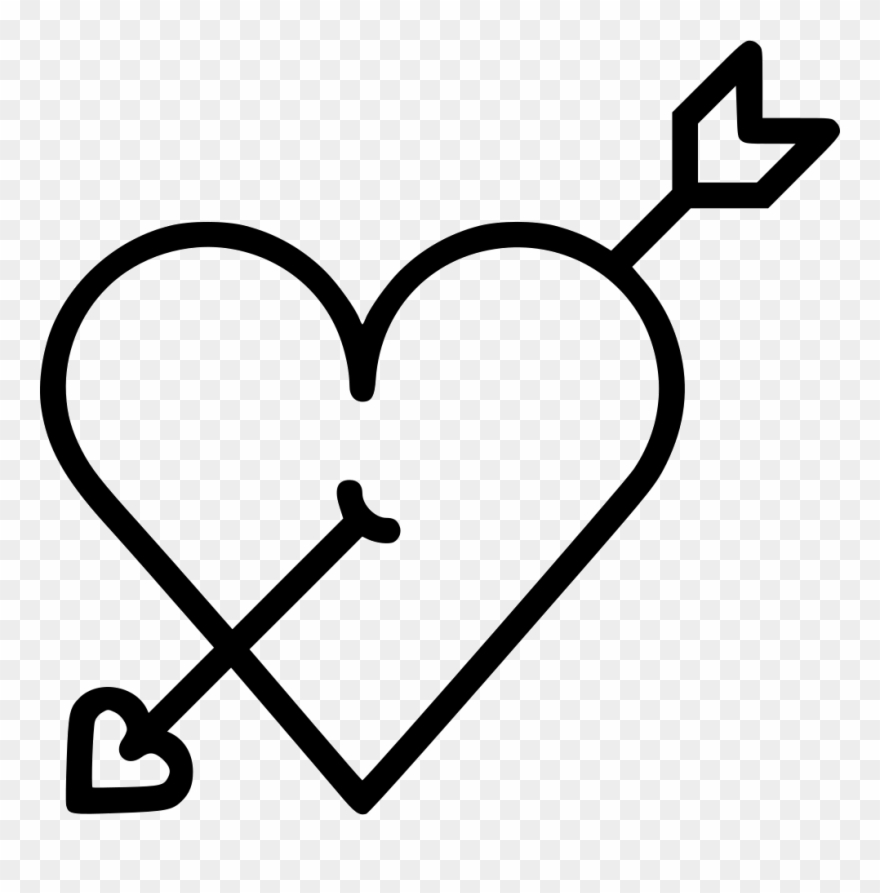 Arrow Heart Marriage Cupid Comments - Vector Graphics Clipart