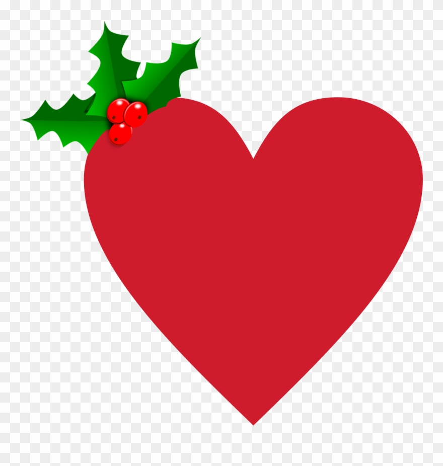 Ftestickers Heart Christmas Love Happy Red Green Holida - Heart Clipart
