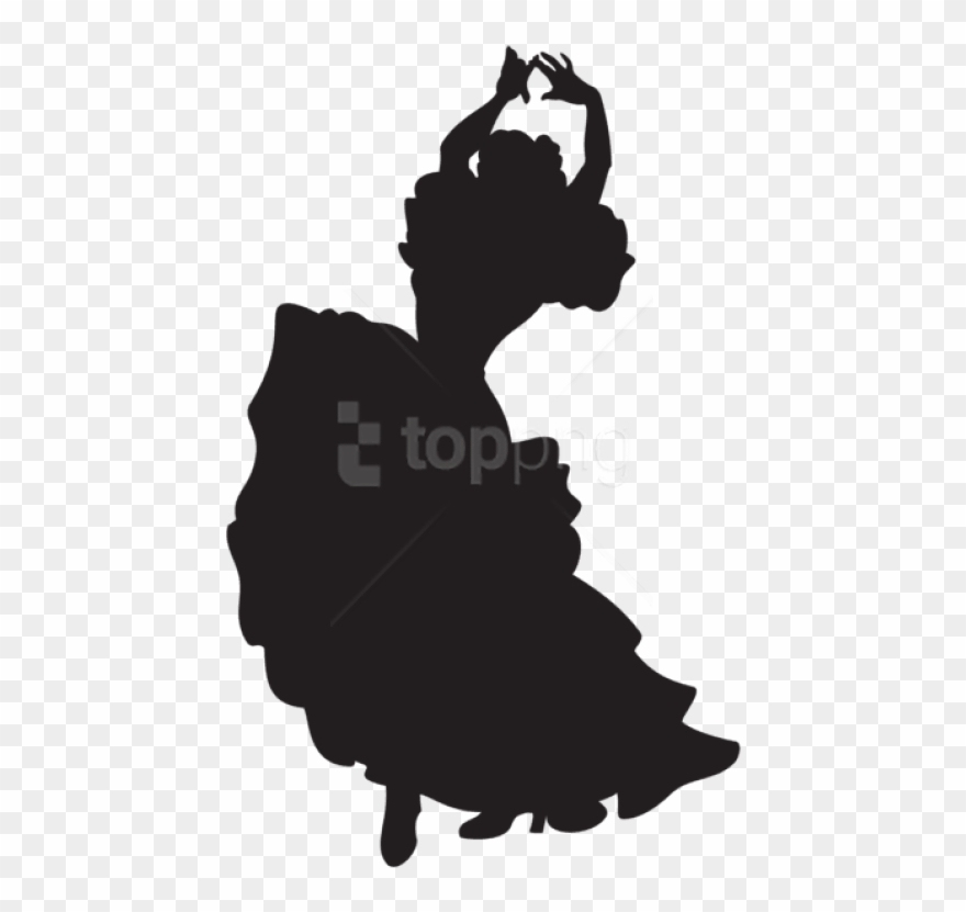 Free Png Spanish Dancer Silhouette Png - Spanish Dancer Png Clipart