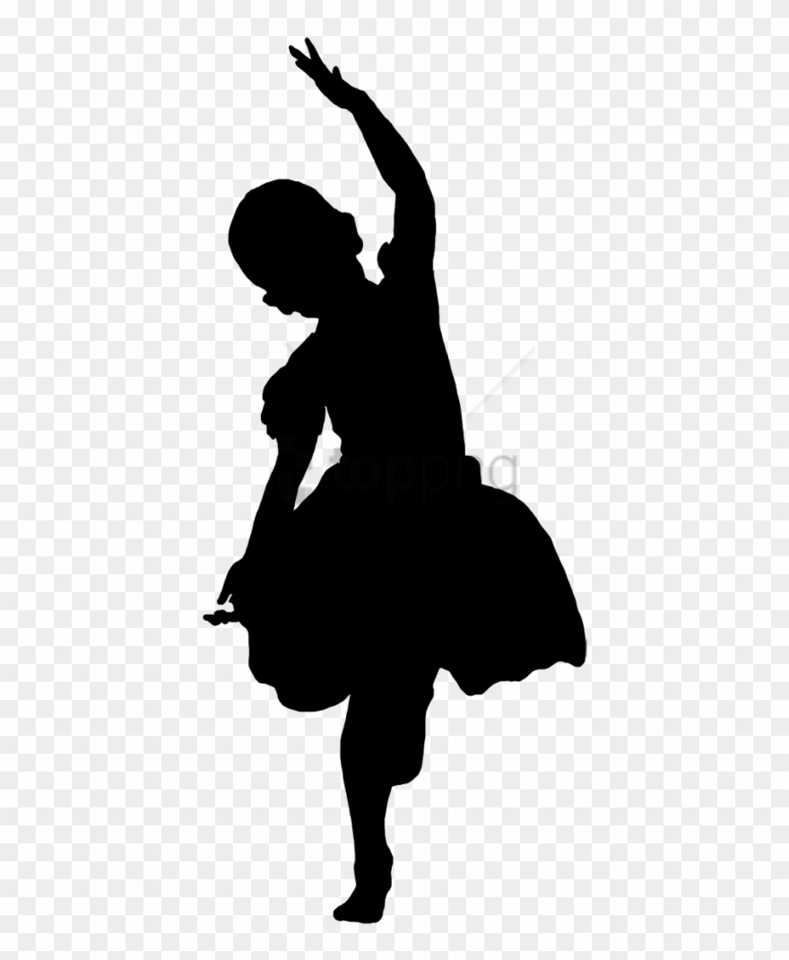 Free Png Children Dancing Clipart Png Png Image With - Girl Png Cartoon Silhouette Transparent Png