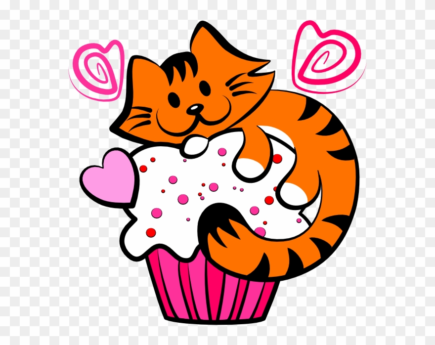 Kiki Adores Yummy Cupcake Clipart