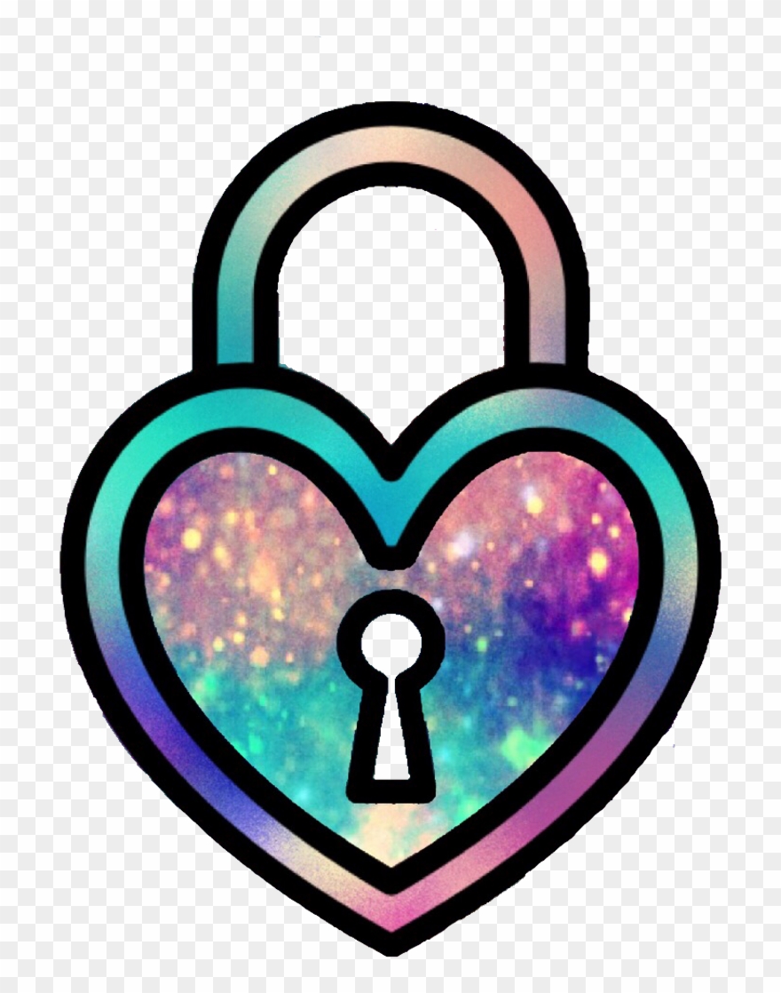 Ftedtickers Heart Love Locks Pastel Glitter Sparkle Clipart