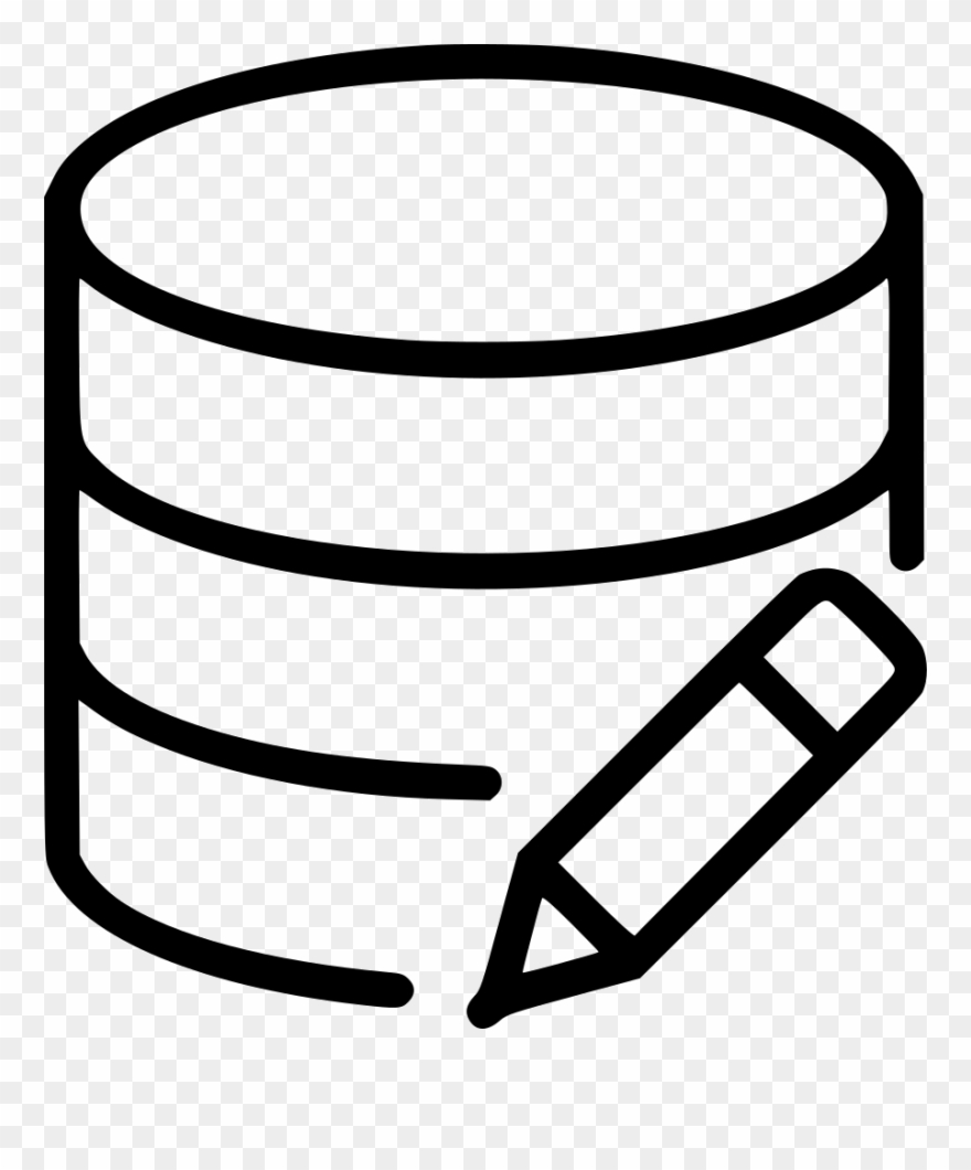 Edit Database Svg Png Icon Free Download - Video Edit Vector Logo Png Clipart