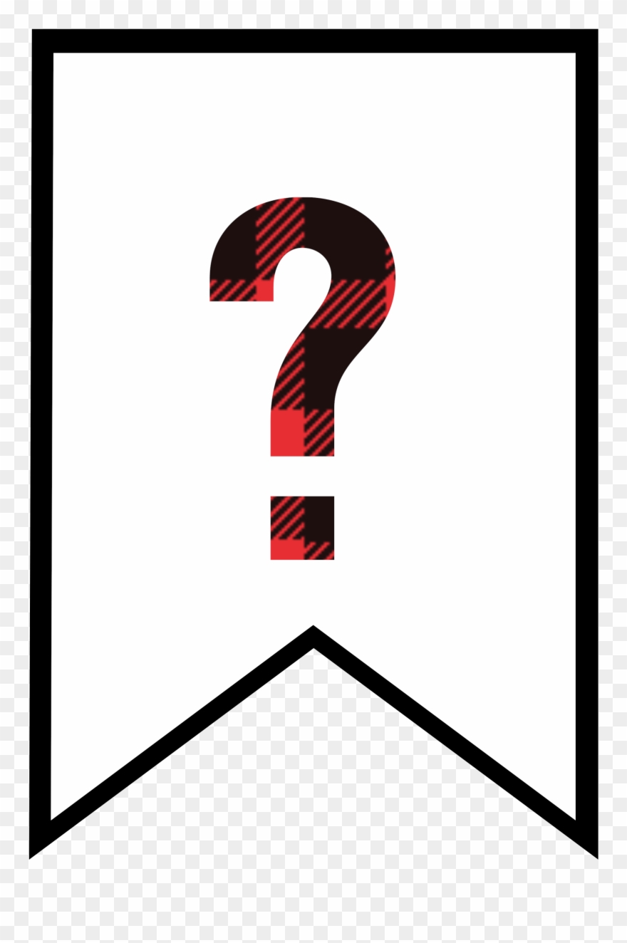 Buffalo Plaid Free Printable Banner Letters - Buffalo Plaid Letters Free Clipart