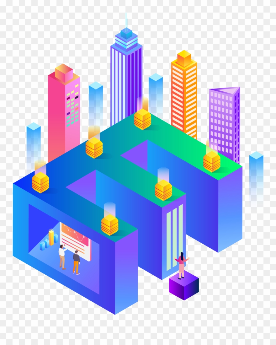 5d 2 Business Office Building Png And Vector Image Clipart