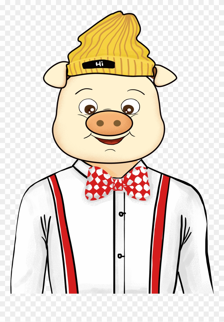 Year Pig 2019 Image Of Piglet Png And Psd - Cartoon Clipart