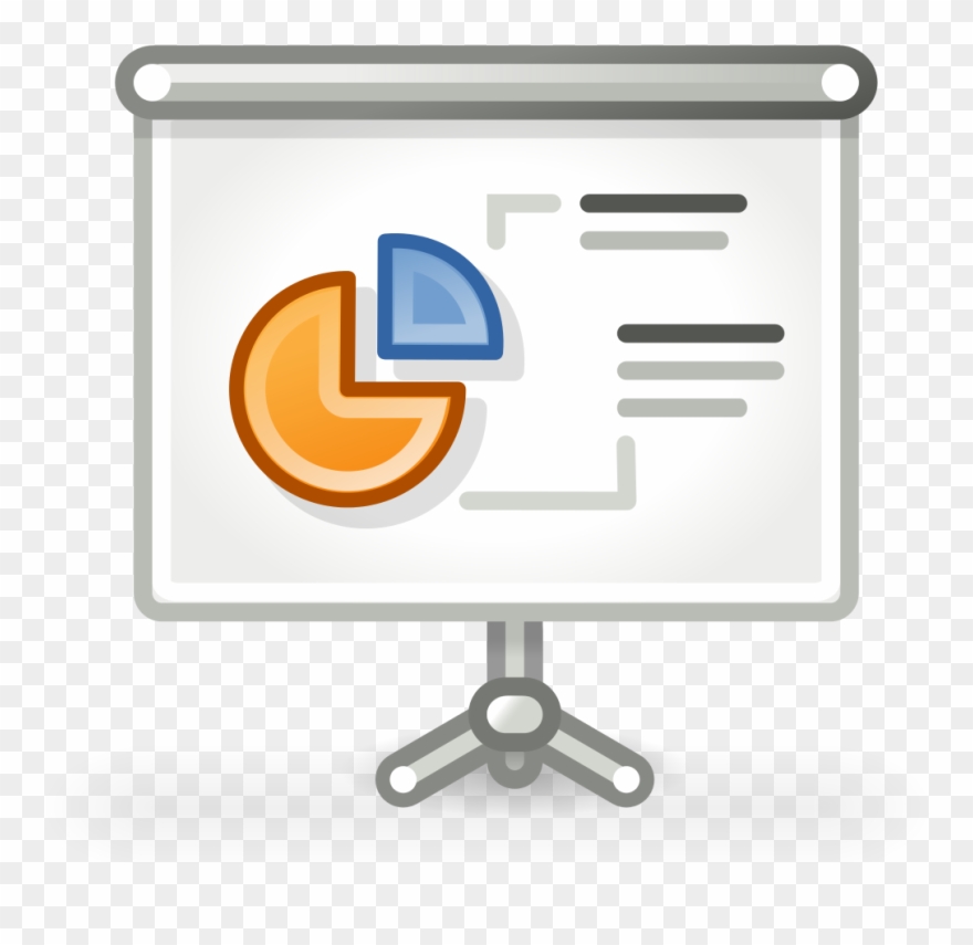 Outline Of Presentation Clipart , Png Download - Presentacion De La Informacion Transparent Png