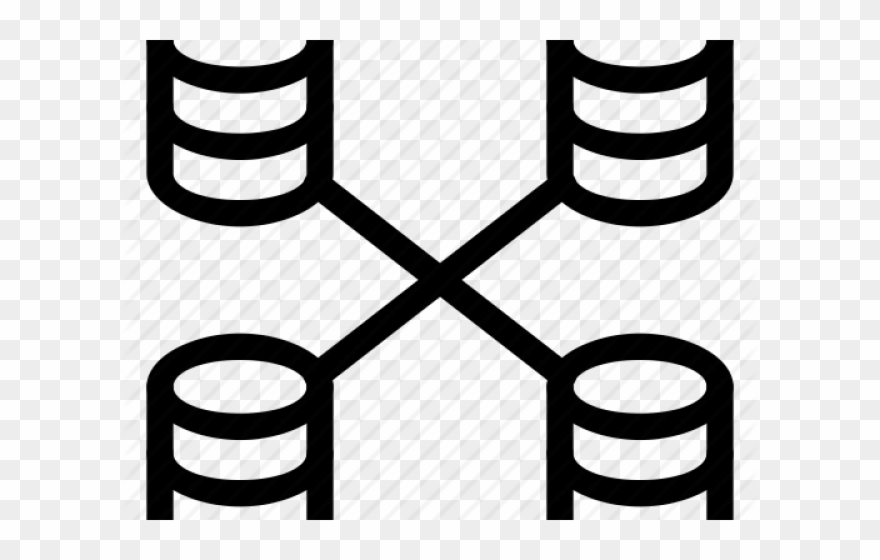 Database Clipart Storage Array - Lacrosse Goalie Stick Clipart - Png Download