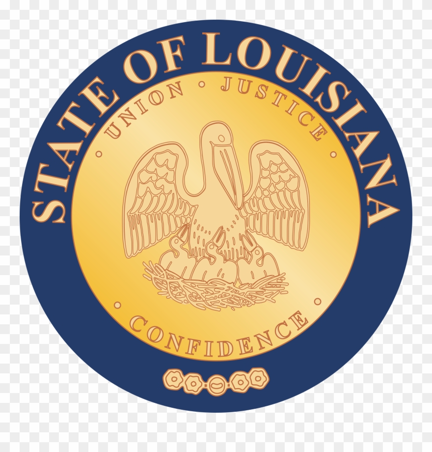 Louisiana State Seal Cufflinks Of Clip Art - Icon Harry Potter Logo - Png Download