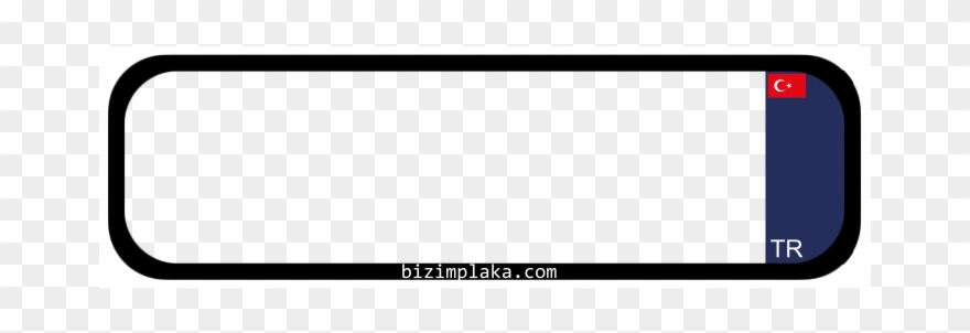 Boş Plaka Png - Line Art Clipart