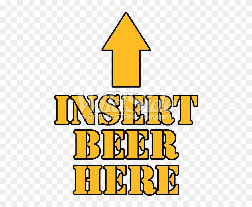 Insert Beer Here - Ganja Stickers Clipart
