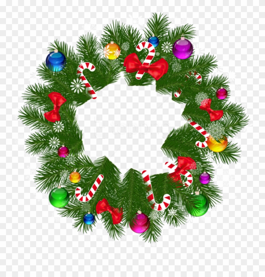 Christmas Wreath Png - Christmas Wreath Clipart Png Transparent Png