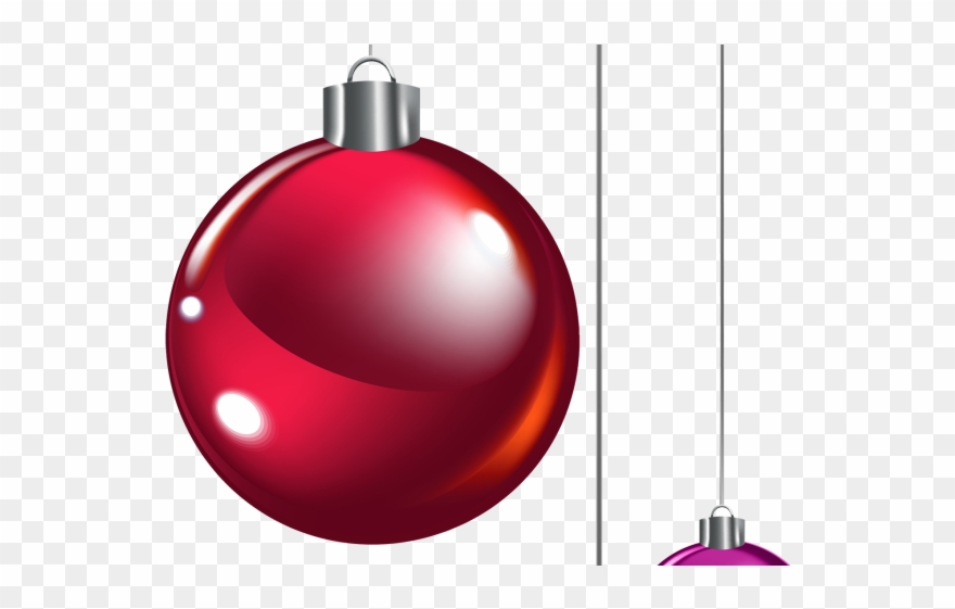 Christmas Ball Clipart Sphere - Hanging Ornament No Background - Png Download