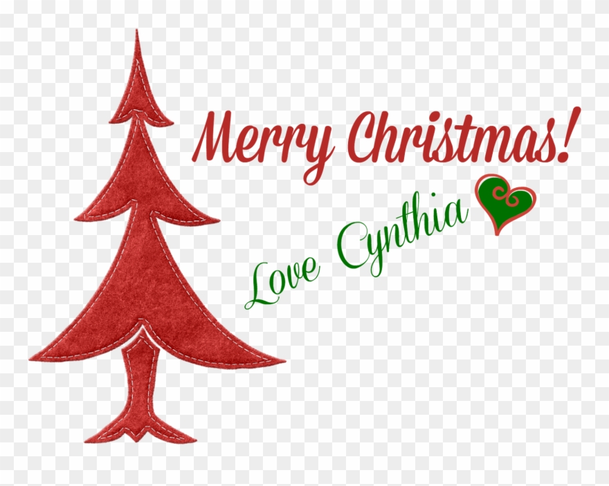 Merry Christmas Email Signature - Heart Clipart