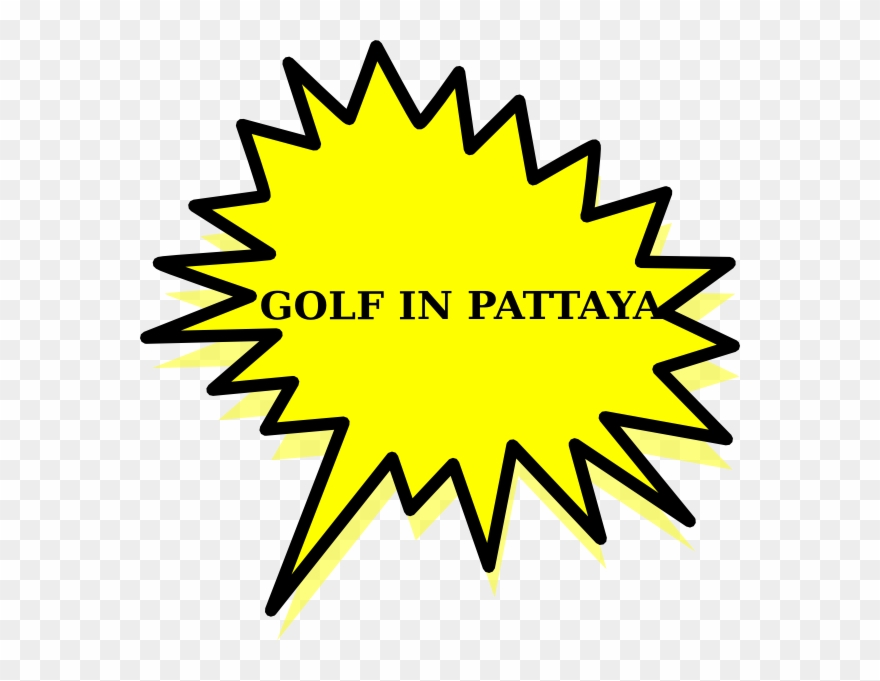 Pattaya Banner Clip Art - Starburst Clip Art - Png Download