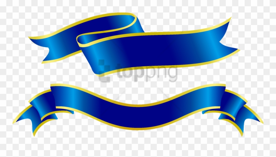 Free Png Download Vector Ribbon Blue Png Images Background - Blue Ribbon Vector Png Clipart