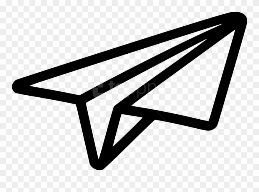 Free Png Download Black Shape Paper Plane Clipart Png - Paper Plane Clipart Transparent Png