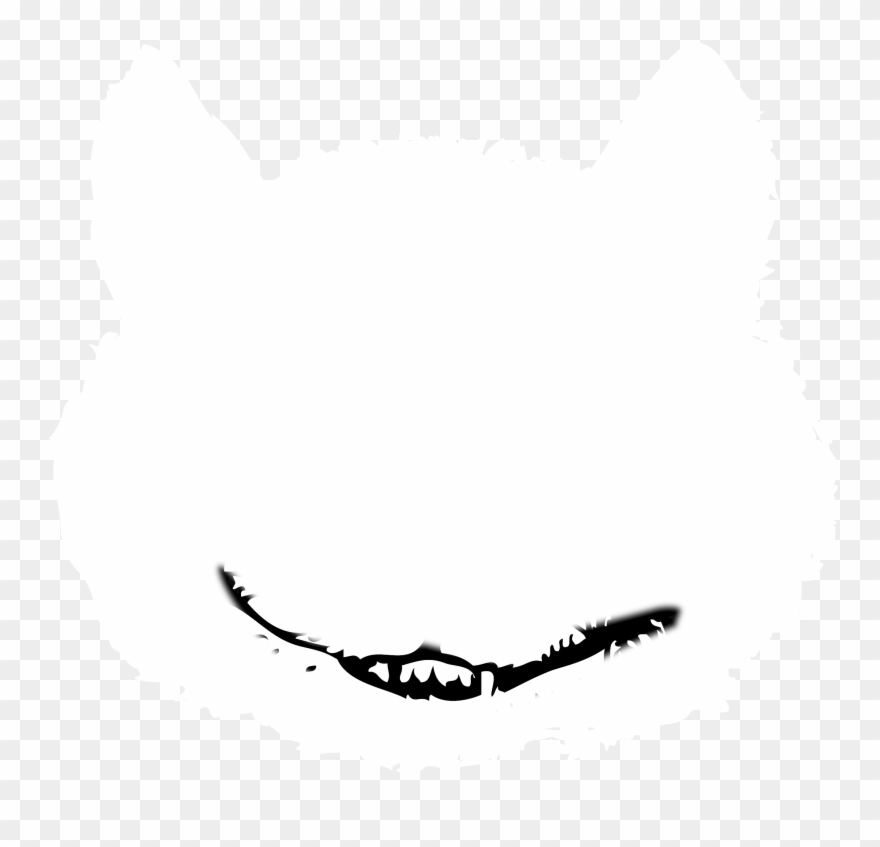 Cheshire Cat Clipart Transparent - Cheshire Cat Smile Animation - Png Download