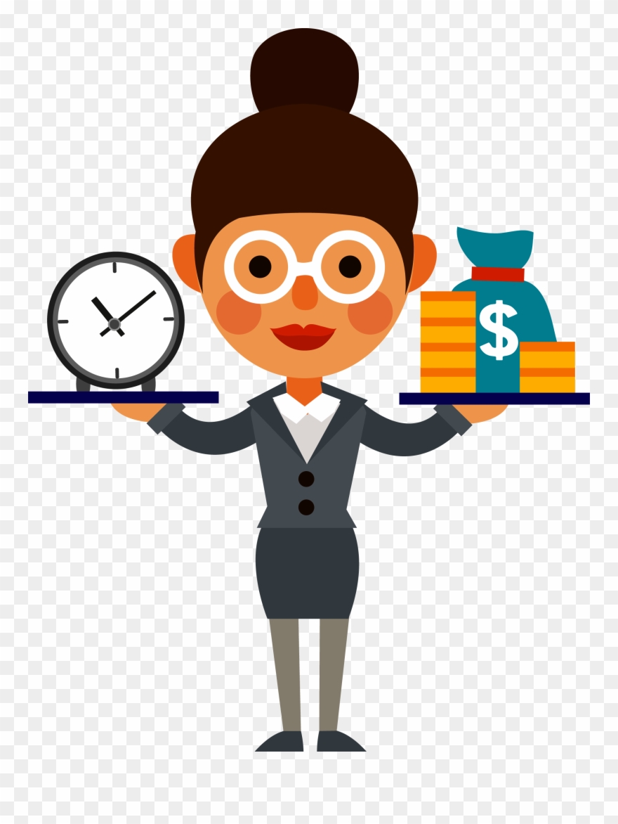 Business Adobe Illustrator Clip Art - Free Clip Art Time Money - Png Download