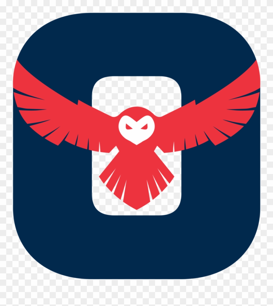 Owl Primary Mark Stacked-web - Hawk Clipart