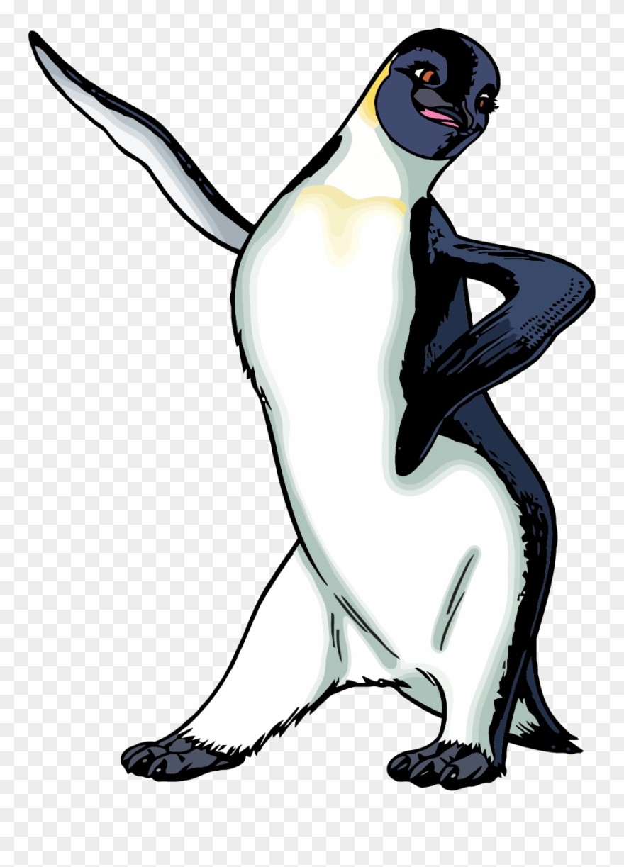 Happy Feet Girl Clipart Png - Happy Feet Coloring Pages Transparent Png