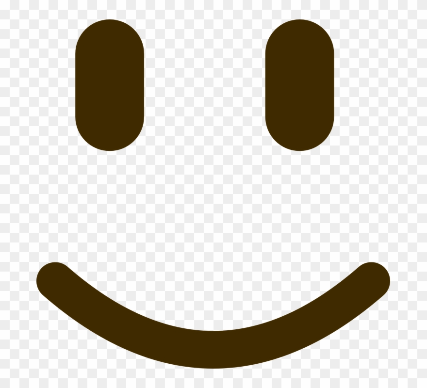 Emoticon Smiley Smilies Free Vector Graphic On - Smile Curve Png Clipart
