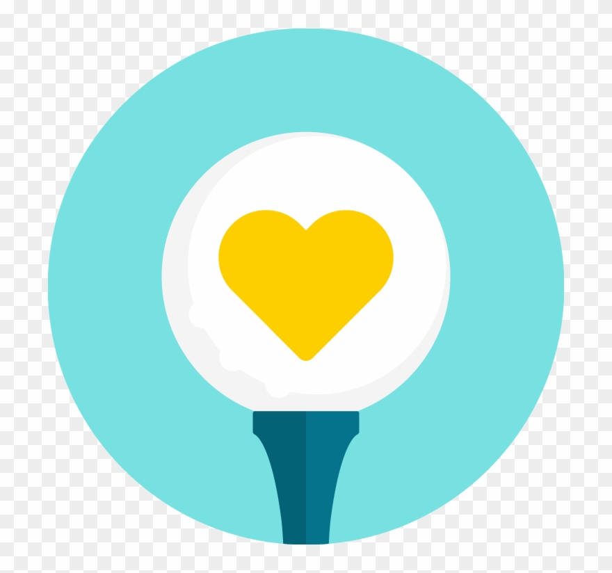 Hit The Links - Circle Clipart