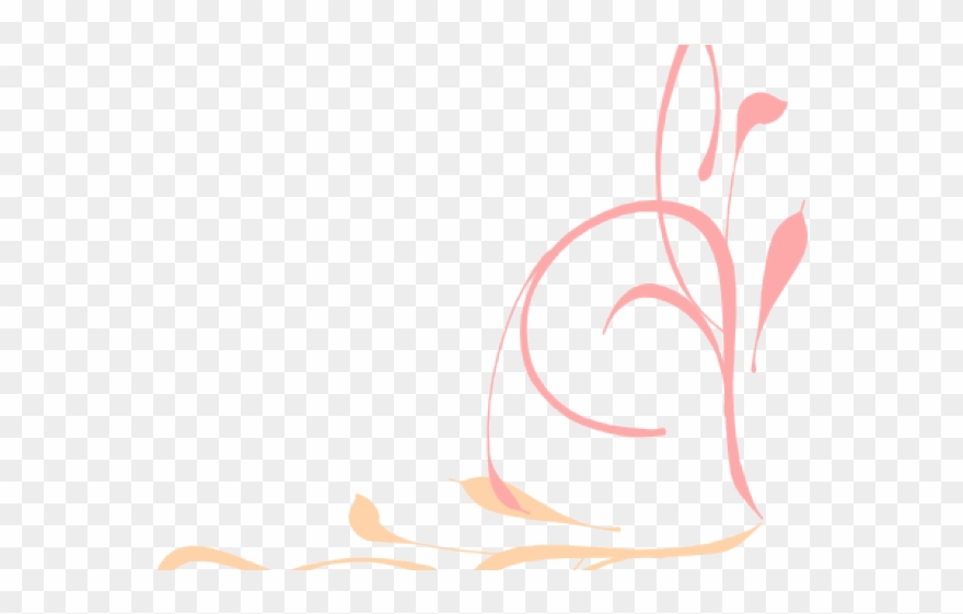 Flourish Clipart Fancy Lace - Vine Clip Art - Png Download