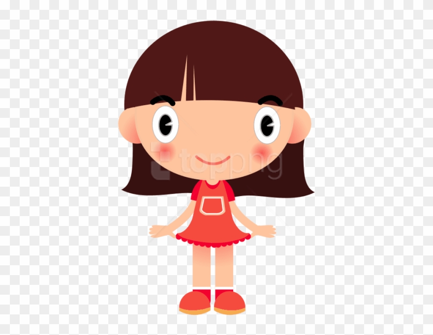Free Png Download Cartoon Girl Dress Clipart Png Photo - Clipart Girl Png Transparent Png