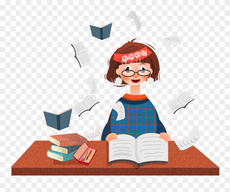 Hand Painted Retro Texture Illustration Girl Png And - Illustration Clipart