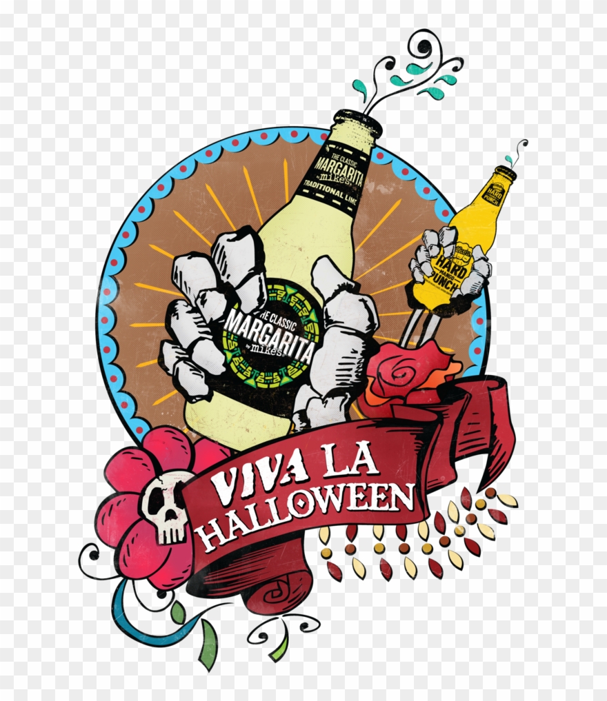 Mikes Hard Lemonade Viva La Halloween Program Logo - Illustration Clipart