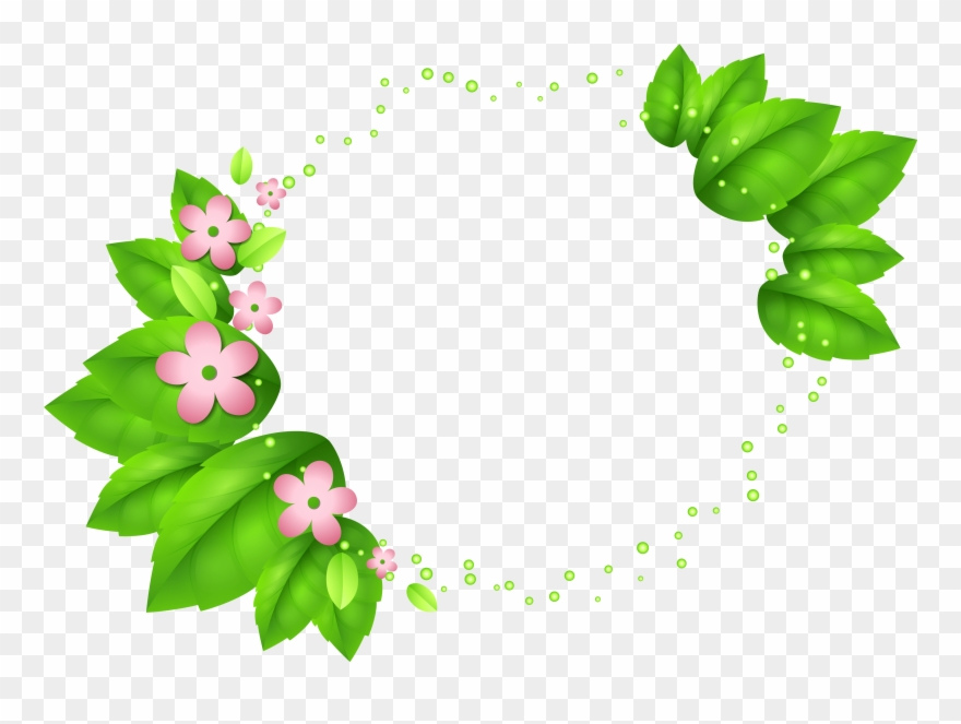 Greenspring Flowers Clip Art - Flowers Decoration With Transparent Background - Png Download