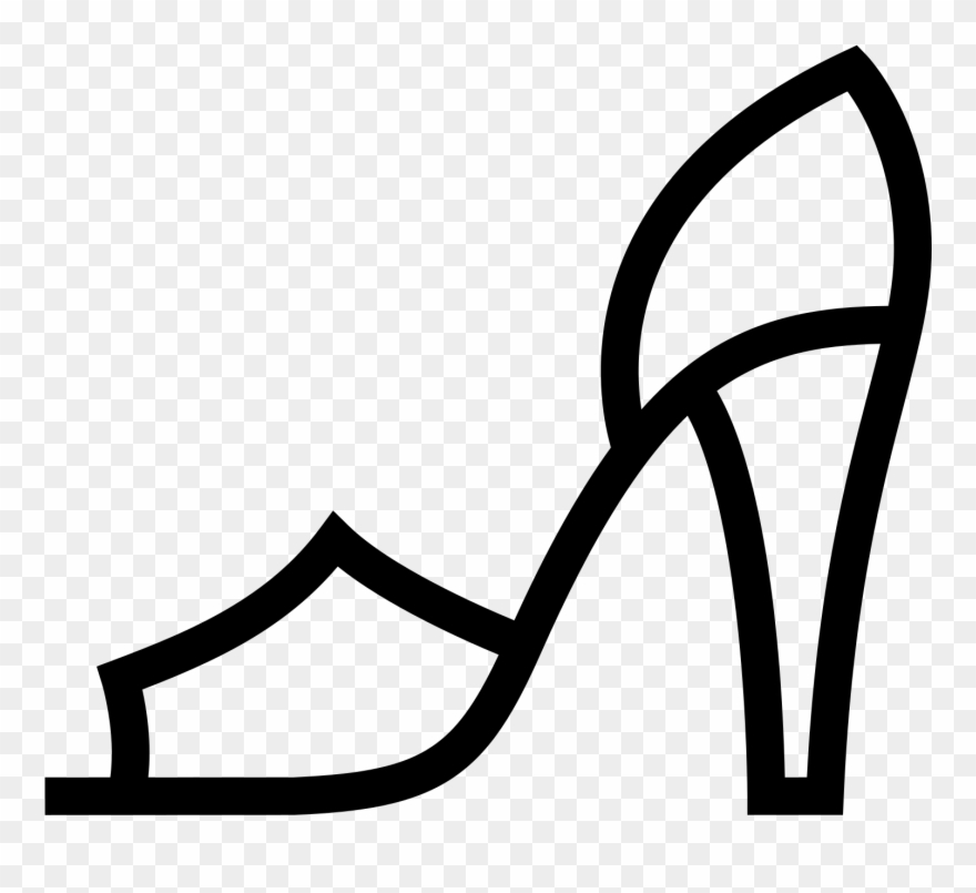 Women's Fashion - Women Shoe Png Icon Clipart