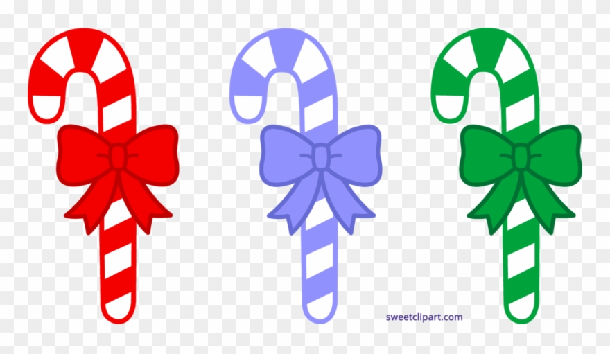 Three Christmas Candy Canes Clipart Pictures Clip - Christmas Candy Cane Clipart - Png Download