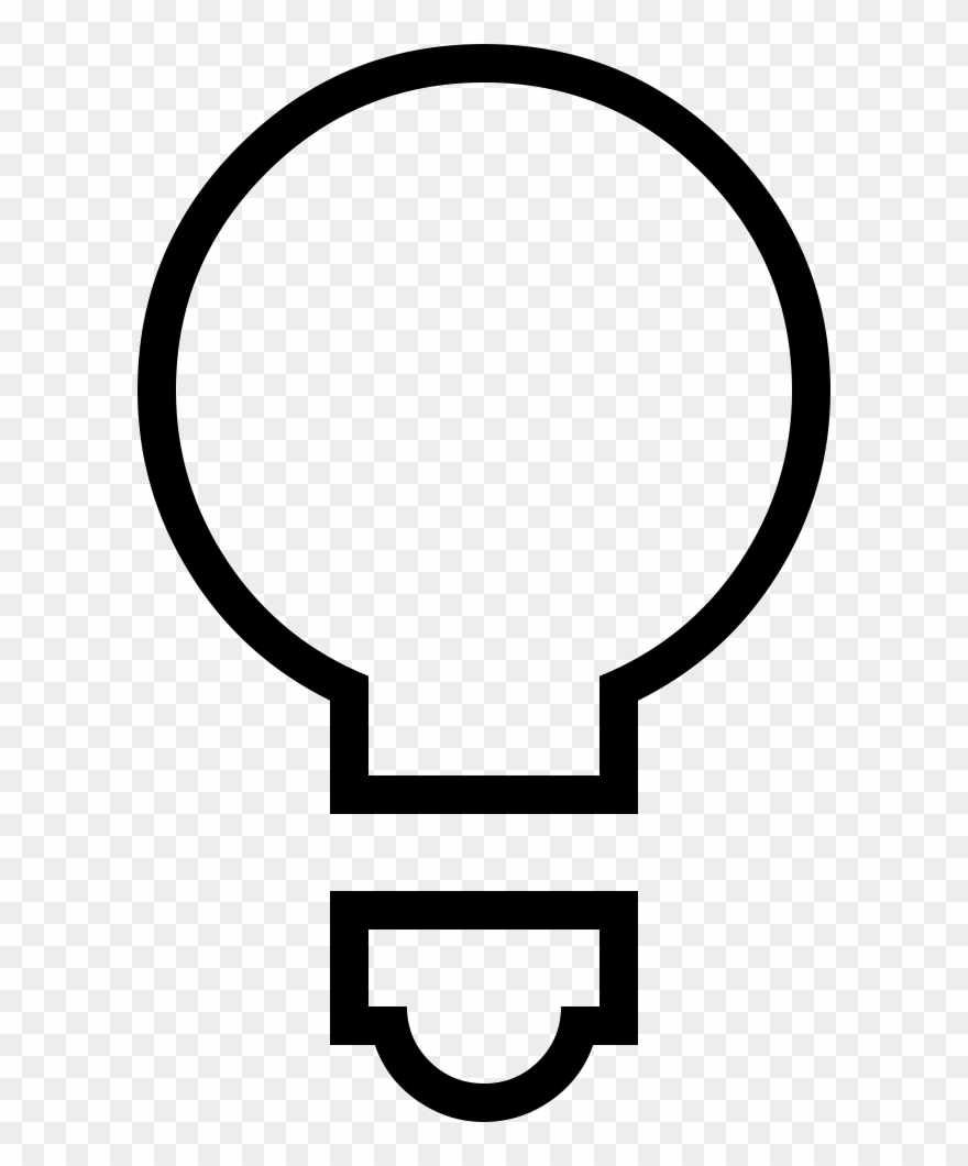 Light Bulb Comments - Emblem Clipart