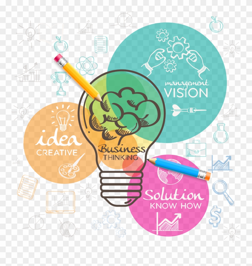 Brainstorming Euclidean Vector Business Idea Clipart