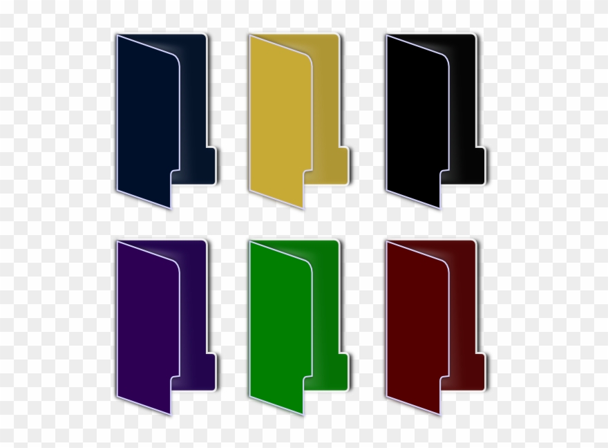 Geek Folder Icon Color Color Folder Icons 555px - Folder Icon Set Free Download Clipart