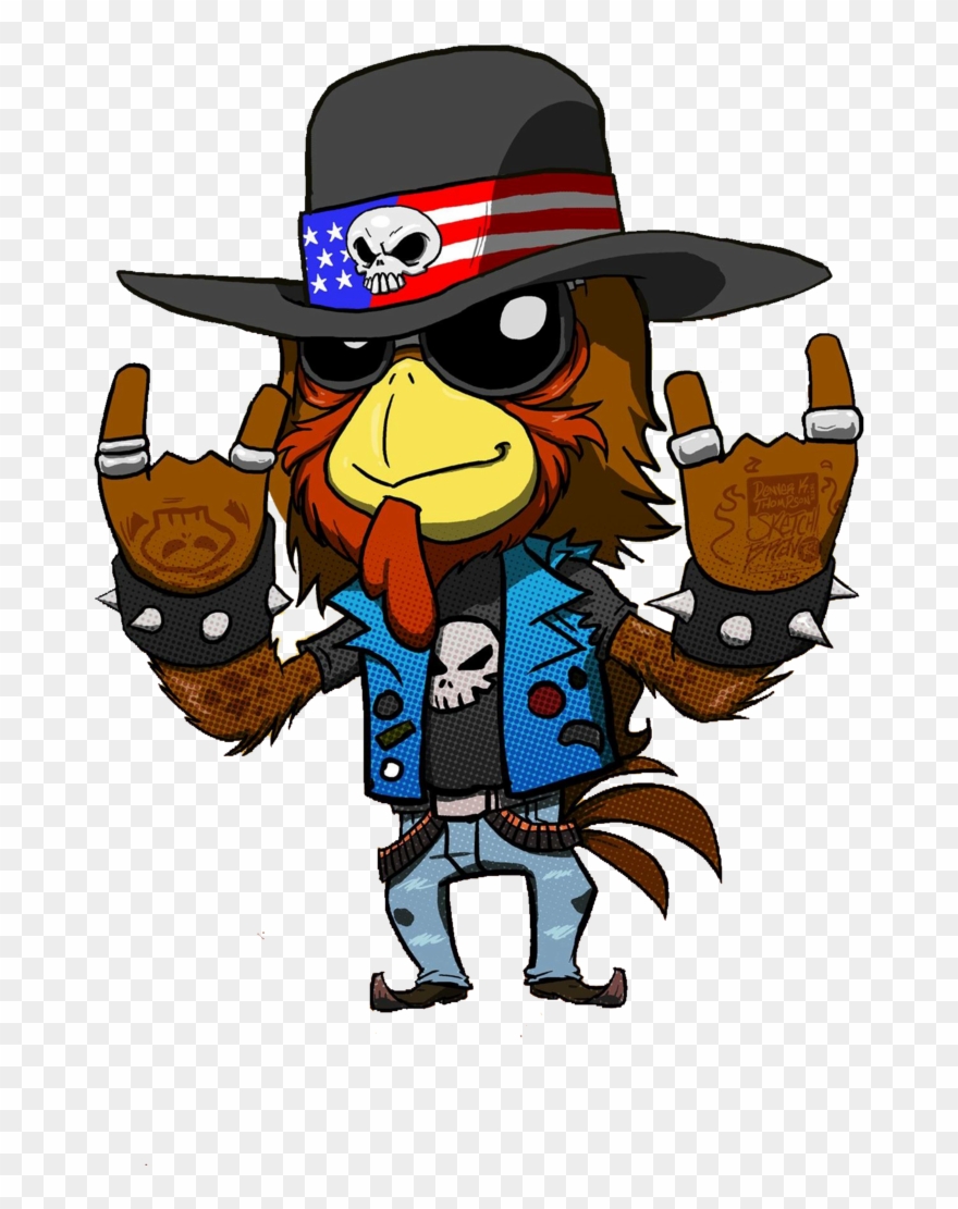 Rooster In Cowboy Hat Clipart