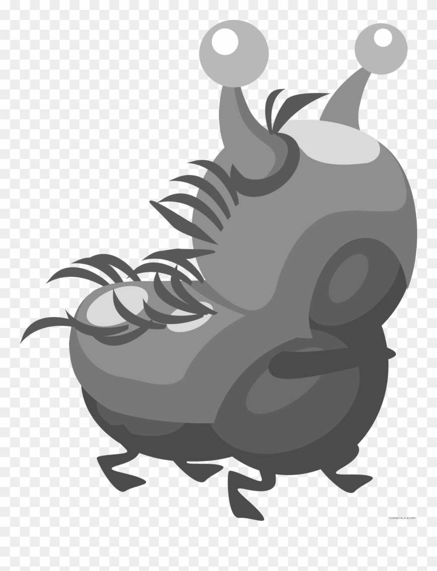 Caterpillar Animal Free Black White Clipart Images - Clip Art - Png Download