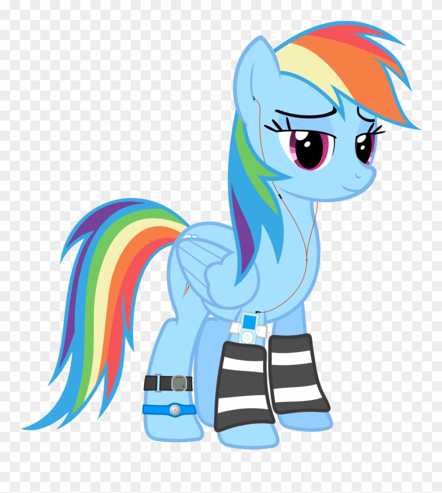 Rainbow Dash Vector - Pony Friendship Is Magic Rainbow Clipart