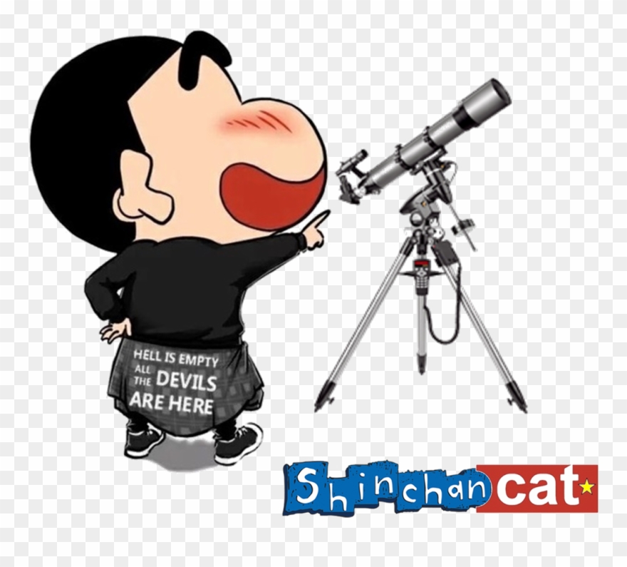 Telescope Clipart - Shin Chan Dp For Whatsapp - Png Download
