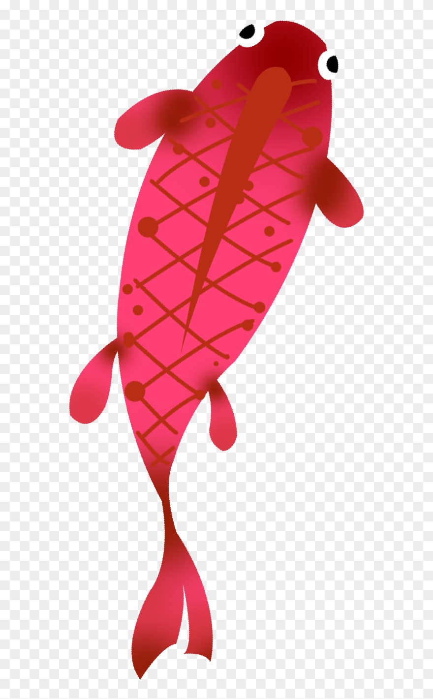 Hand Painted Chinese Style Red Snapper Illustration - Illustration Clipart