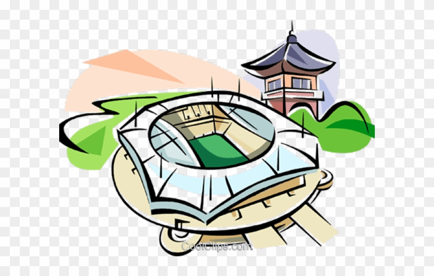 Stadium Clipart Olympic Stadium - Png Download