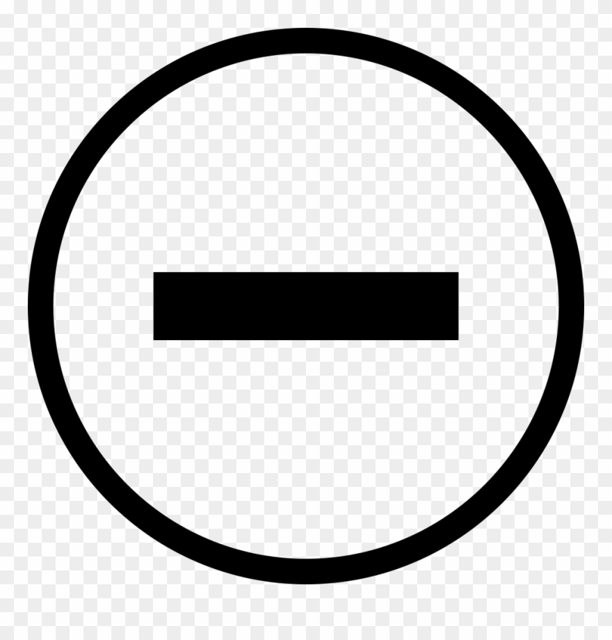 Minus Sign Svg Png Icon Free Download - Minus Sign Icon Png Clipart