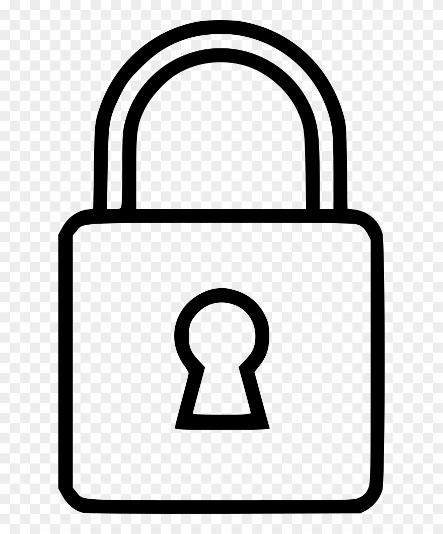 Lock Drawing Grandma - Drawing Images Of Lock Clipart