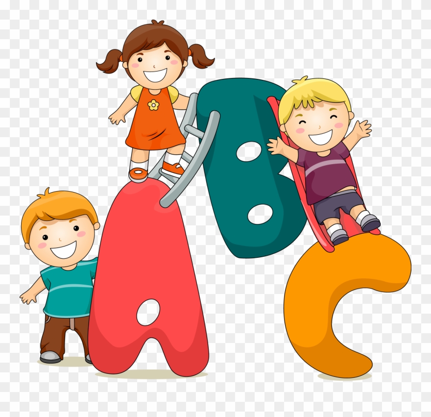 Child Alphabet Clip Art Goodbye Download Goodbye Kids - Kids Play - Png Download
